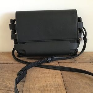 Von Holzhausen technik vegan leather crossbody bag